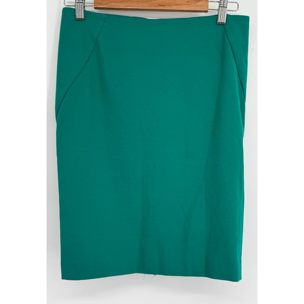 INC International Concepts Green Pencil Skirt Womens Emerald Workwear Sz‎ 4